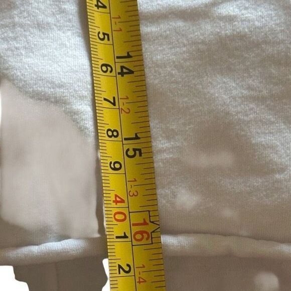 Vans Off The Wall Gray Long Sleeve Cropped Pullover Sweatshirt Ladies Large - Picture 10 of 10